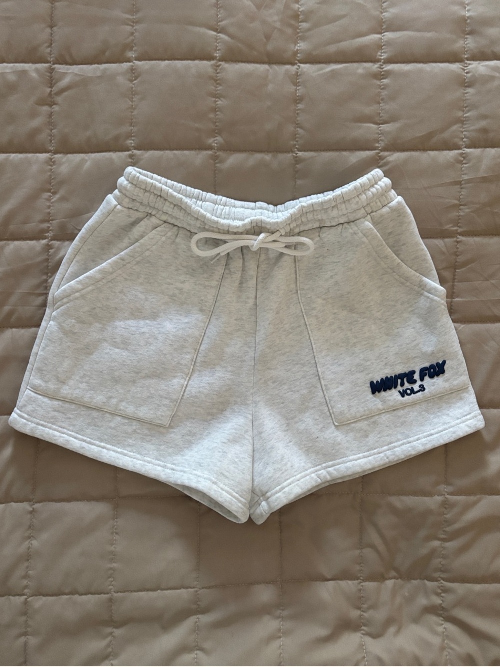 White Fox Boutique Cozy Drawstring Shorts